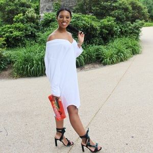 White Cotton Zara Dress